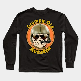 Grumpy Old Aviator Long Sleeve T-Shirt